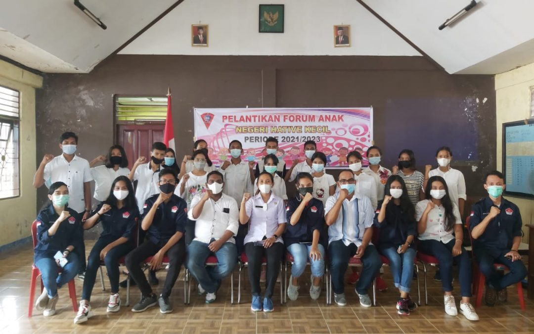 PEMERINTAH NEGERI MELANTIK PENGURUS FORUM ANAK NEGERI HATIVE KECIL