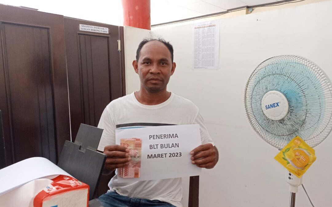 Pemerintah Negeri Menyalurkan Bantuan Langsung Tunai ( BLT ) Dana Desa Tahun 2023 Kepala 55 KPM Bulan Maret Sebesar Rp. 300.000/Keluarga.