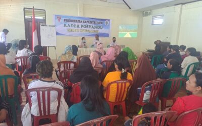 Pemerintah Negeri Melaksanakan Kegiatan Peningkatan Kapasitas Kader Posyandu Balita.