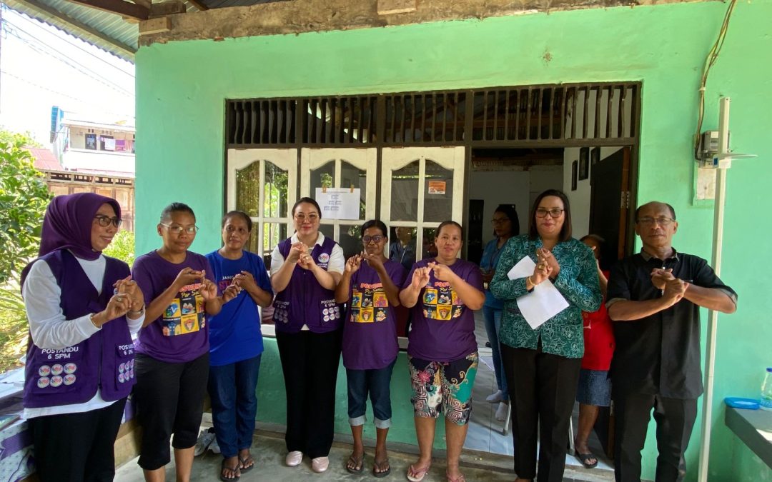 Ketua TP PKK Kota Ambon Kunjungi Posyandu Kecubung, Dorong Peningkatan Pelayanan Kesehatan Masyarakat